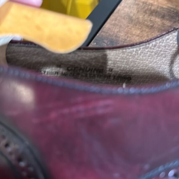 Mario de Gerard burgundy oxfords size 9.5 - Picture 7 of 11